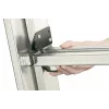 Hailo ProfiStep duo 7209-007 Aluminium-Kombileiter, 2x9 Sprossen, max. Arbeitshöhe 5,15 m, Silber