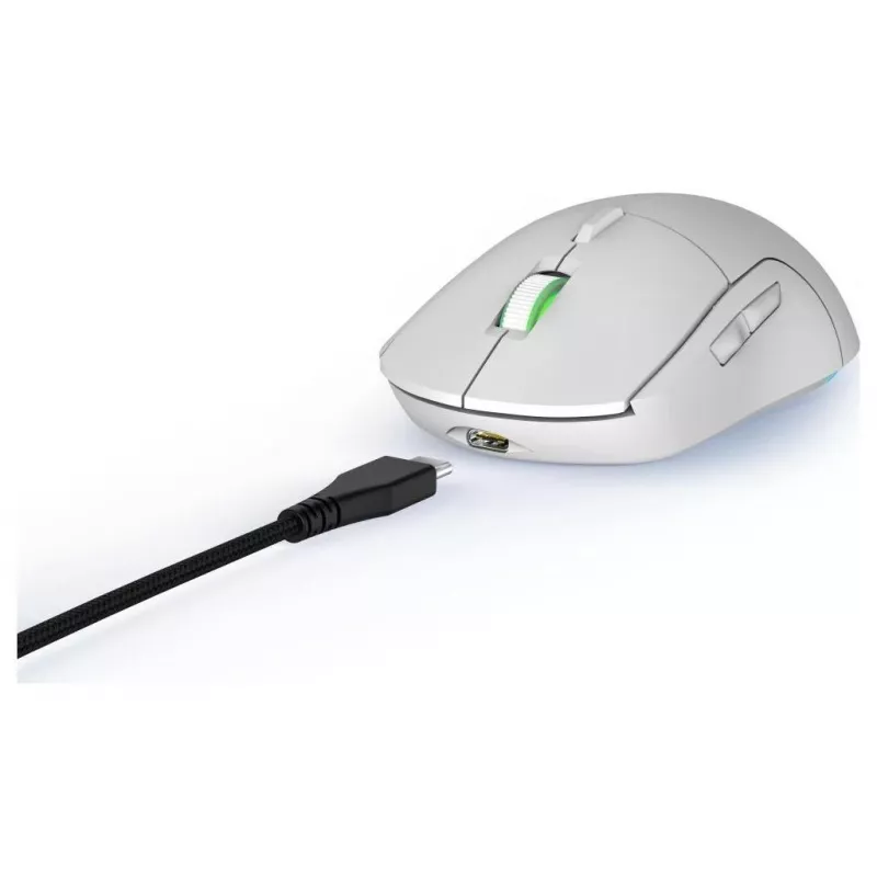 Hama uRage Reaper 250 Gaming-Maus, kabelgebunden, optisch, 6200 DPI, 6 Tasten, RGB, Weiß