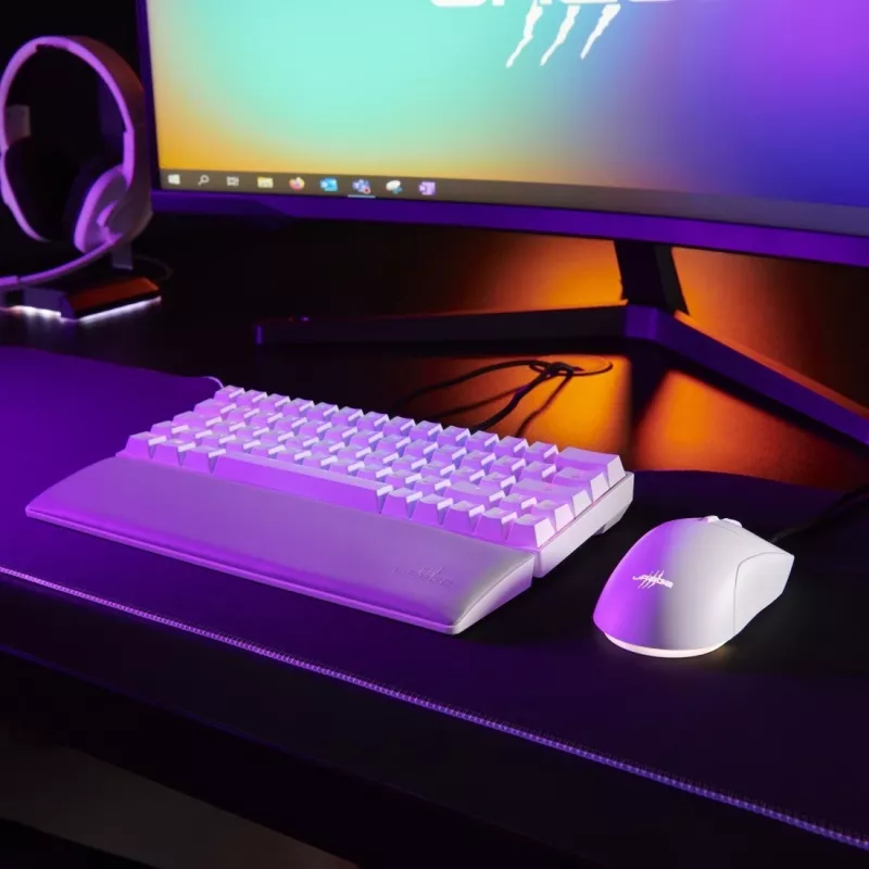 Hama uRage Reaper 250 Gaming-Maus, kabelgebunden, optisch, 6200 DPI, 6 Tasten, RGB, Weiß