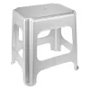 KEEEPER Maxi Max Trittstufe, Hellgrau, 41 x 33,5 x 42,5 cm, 150 kg Belastung, Rutschfest, Stapelbar