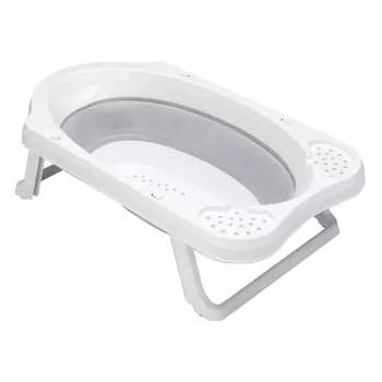 KEEEPER Faltbare Babybadewanne Maja Pure 48x82x23,5 cm Grau