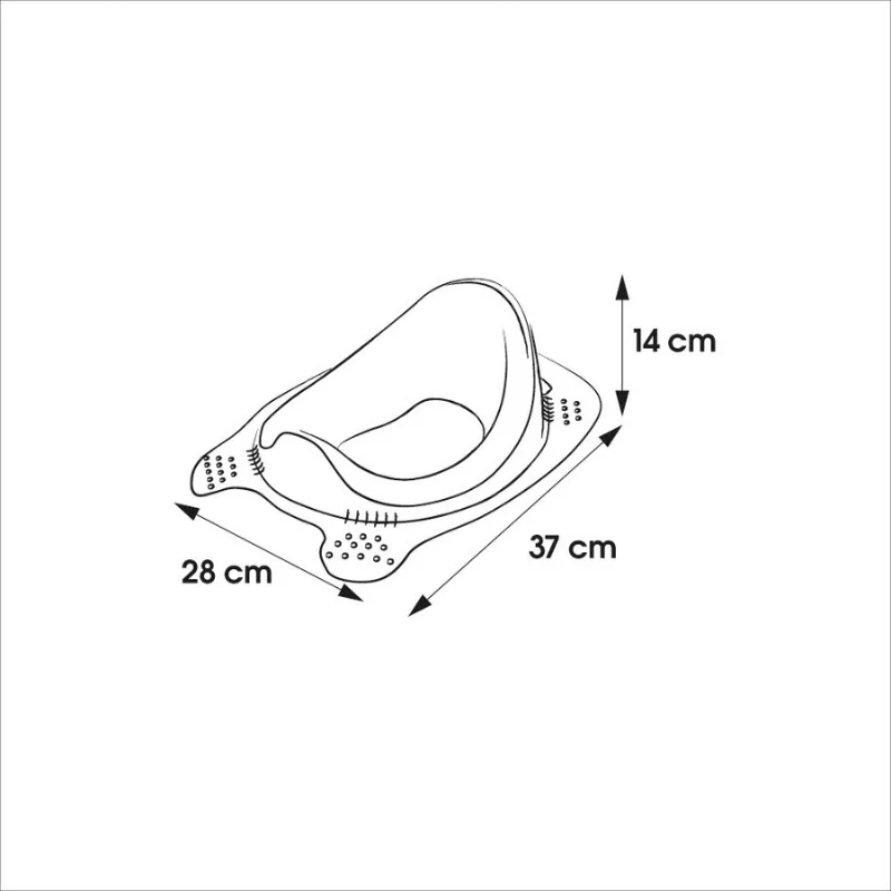 keeeper Toilettentrainer Comfort Zuza Pure Blau 37x28x14 cm