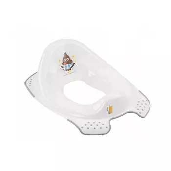 keeeper Toilettentrainer mit Antirutsch-Funktion Ewa Emoji Showtime, Weiß, 30x40x15 cm