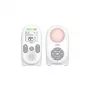 Chillax CB260 DECT Digital-Audio-Babyphone mit Gegensprechfunktion, Temperatursensor, Nachtlicht, Schlafliedern und Vibrationsalarm – Weiß