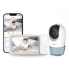 Chillax DM568 Wi-Fi & FHSS Video-Babyphone mit 5 inch-Display, Schwenk-Neige-Kamera, Nachtsicht, Gegensprechfunktion, Temperatursensor, Schlafliedern und Hubble-App