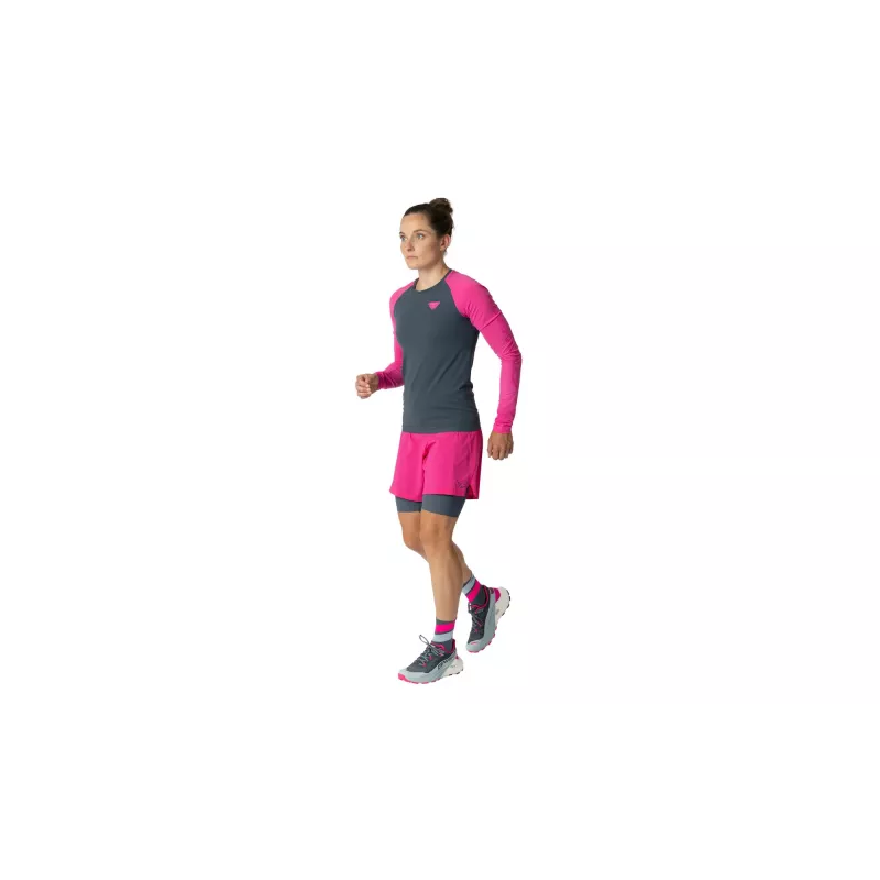 Salewa Damen Dynafit Ultra 2/1 Laufshorts Pink Glo XS