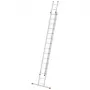 HAILO S80 ProfiStep duo Kombinationsleiter, Aluminium, 2x15 Sprossen, max. Belastung 150 kg