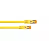 Kabelmeister Cat.7 S/FTP Patchkabel, RJ45, TPE, halogenfrei, gelb, 2m