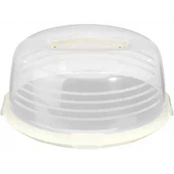 CURVER Runde Kuchen-Transportbox Ø34,7x15,6 cm Creme