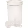 Curver Petlife Runde Haustierfutterschale mit Löffel, 1,7 L, Weiß