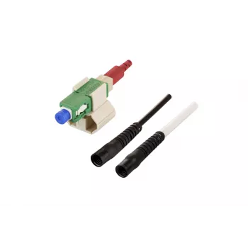 METZ CONNECT 1509QKEA0010-E SC OS2 grüner Single-Mode-Feldkonfektionierbarer Stecker, 10er-Pack