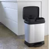 CURVER Metallic Tretabfallbehälter Deco Bin Duo 10+18L Silber