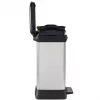 CURVER Metallic Tretabfallbehälter Deco Bin Duo 10+18L Silber