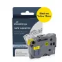 MediaRange Kompatible Brother TZe-FX641 Flexible ID Beschriftungsband Kassette 18mm Gelb (8m)