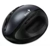 Genius Ergo 8300S Wireless Maus, 1600 DPI, Schwarz/Grau