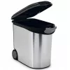 CURVER Pet Life Futteraufbewahrungsbehälter mit Rädern, 12kg, 35L, 49,3x27,8x40,3 cm, Silber
