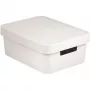 Curver Infinity Recycled 11L Aufbewahrungsbox mit Deckel, Weiß