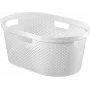 CURVER Infinity Recycled Wäschekorb 40L 59x39x27cm Weiß