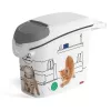 CURVER Pets Life Hund- & Katzenfutter-Aufbewahrungsbehälter 6 kg 15 L 23x50x36 cm
