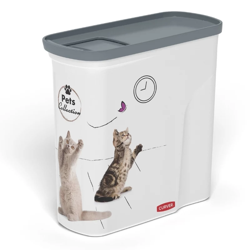 CURVER Pet Life Hund- und Katzenfutter-Aufbewahrungsbehälter 1,5 kg 2L