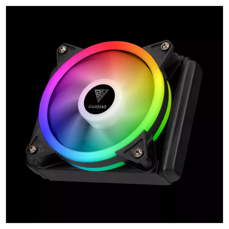 GAMDIAS Chione E2-120 Lite2 ARGB 120mm AIO Flüssigkeits-CPU-Kühler