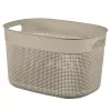 CURVER Filo L Aufbewahrungskorb 18L 38x28x22cm Beige Flechtoptik