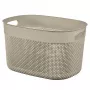 CURVER Filo L Aufbewahrungskorb 18L 38x28x22cm Beige Flechtoptik