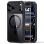 ESR Classic Hybrid MagSafe & Panzerglas Hülle für iPhone 17 Pro / 18 Pro Transparent/Schwarz