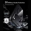 ESR Classic Hybrid MagSafe & Panzerglas Hülle für iPhone 17 Pro / 18 Pro Transparent/Schwarz