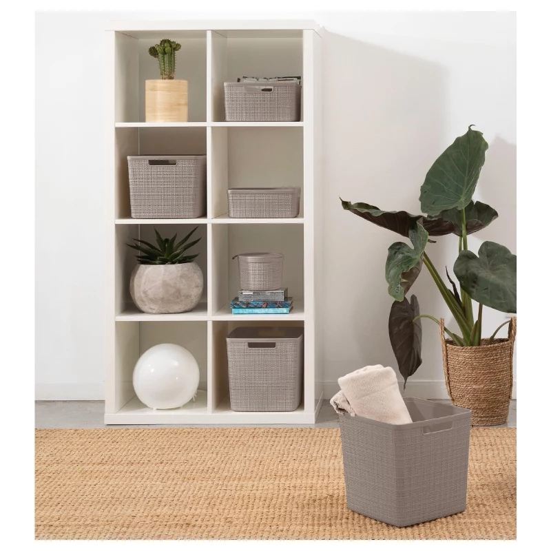 CURVER Korb Jute Quadratisch 17L 28x28x27cm Beige