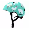 Hornit Llama Kinder-Fahrradhelm, Medium 53-58cm, Weiß/Multi, LED-Licht LLM921