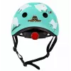 Hornit Llama Kinder-Fahrradhelm, Medium 53-58cm, Weiß/Multi, LED-Licht LLM921