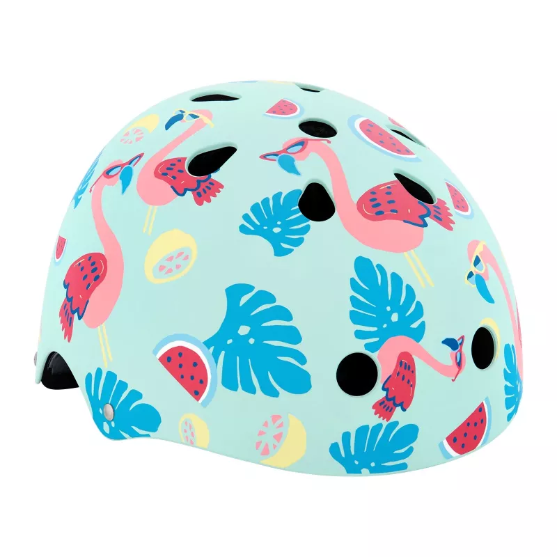 Hornit Flamingo Kinder-Fahrradhelm M (53-58cm) mit hinterem LED-Licht FLS931