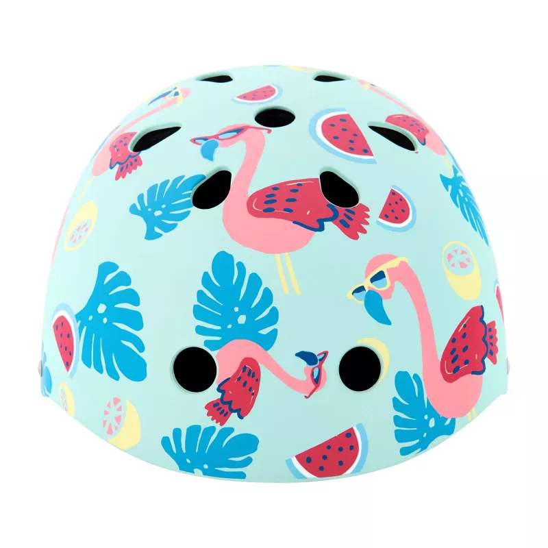 Hornit Flamingo Kinder-Fahrradhelm M (53-58cm) mit hinterem LED-Licht FLS931