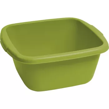 CURVER Square Bowl 14L Green – BPA-freie Polypropylen-Mix- und Servierschüssel, spülmaschinenfest