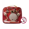 Stagg CPK 01 Junior Akustik-Schlagzeug für Kinder, 3-teiliges Shell Pack mit Snare und Crash-Becken, Pappel-Kessel, Schwarz