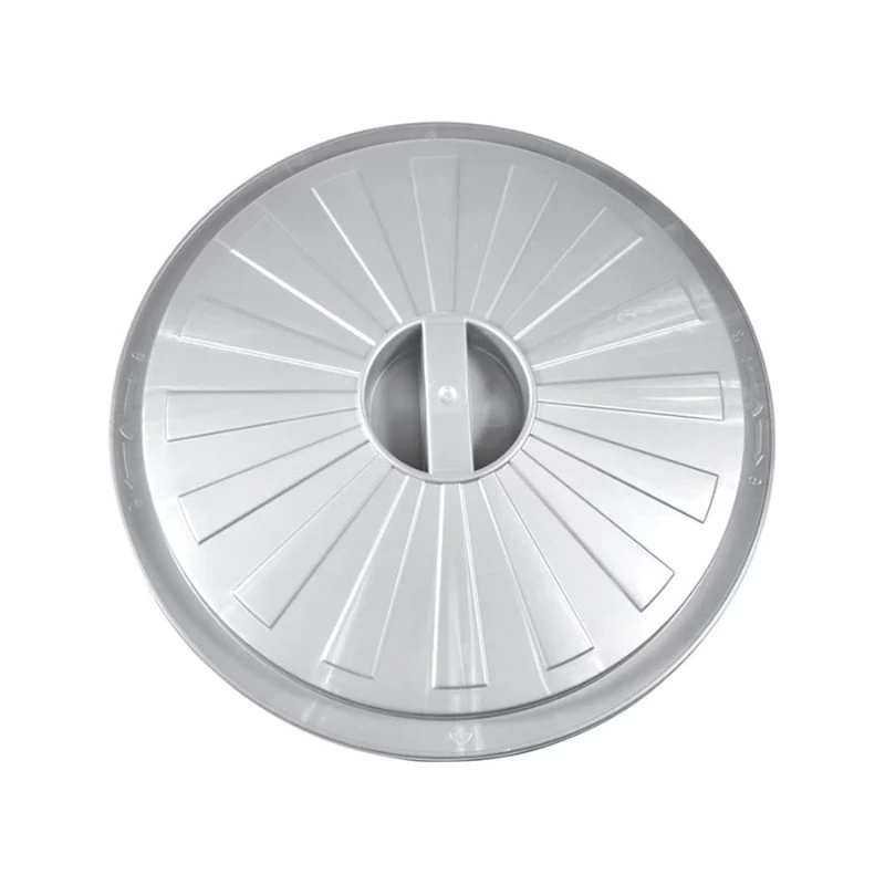 keeeper Mats Maxi Abfallbehälter 50L, Ø50 x 55 cm, Silber