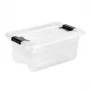 keeeper Crystalbox Cornelia Aufbewahrungsbox mit Deckel, 4 L, 29,5 x 19,5 x 12,5 cm, Transparent