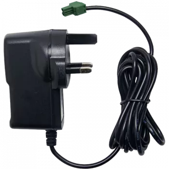 Teltonika PR3PUUK2 UK-Stromkabel mit 2-Pin-Anschlussblock, 1,2 m, Schwarz