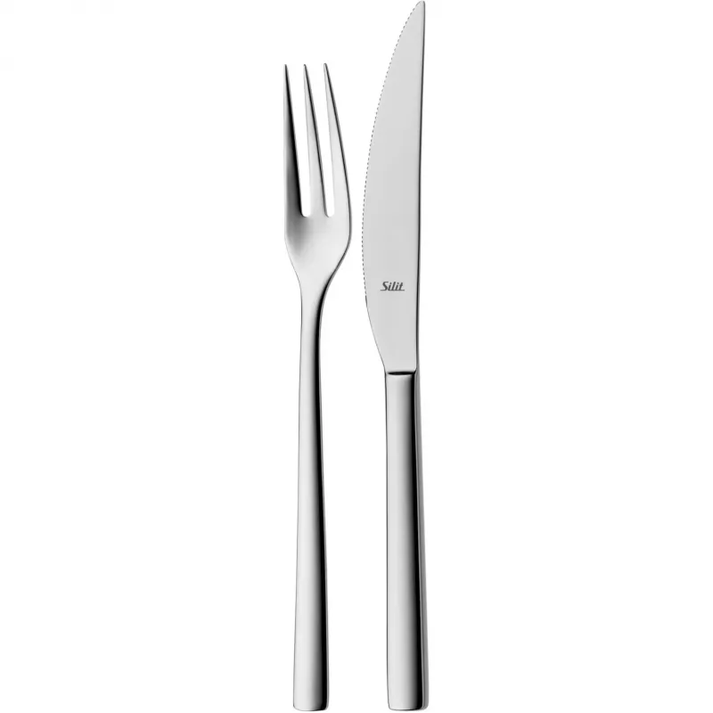 SILIT Trend Steakbesteck-Set, 12-teilig, Edelstahl