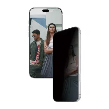 PanzerGlass PGS 2-Wege Blickschutz Displayschutzfolie für Apple iPhone 18 Pro Max - Ultra-Wide Fit gehärtetes Glas, Diamond Strength, antibakteriell, SnapOn Applikator