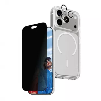 PanzerGlass PG PGC Privacy Flagship 3-in-1 Bundle für iPhone 18 Pro