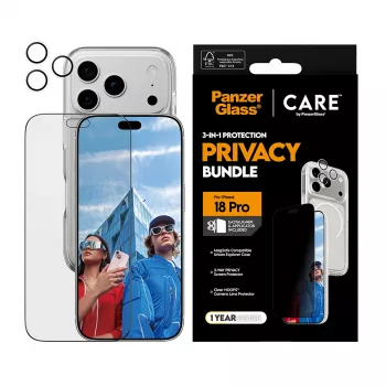PanzerGlass PG PGC Privacy Flagship 3-in-1 Bundle für iPhone 18 Pro