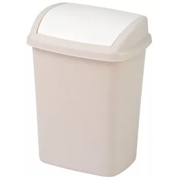 Curver Dominik Abfalleimer 25L, 36,5 x 29,1 x 48 cm, Beige