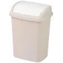 Curver Dominik Abfalleimer 25L, 36,5 x 29,1 x 48 cm, Beige