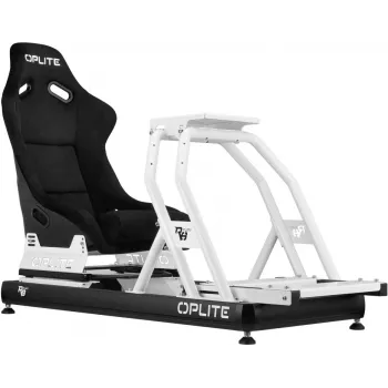 Oplite Cockpit Chassis R8 Fury White Racing Simulator Rahmen