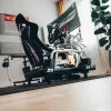 Oplite Cockpit Chassis R8 Fury White Racing Simulator Rahmen