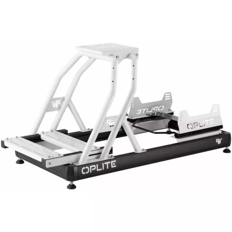 Oplite Cockpit Chassis R8 Fury White Racing Simulator Rahmen