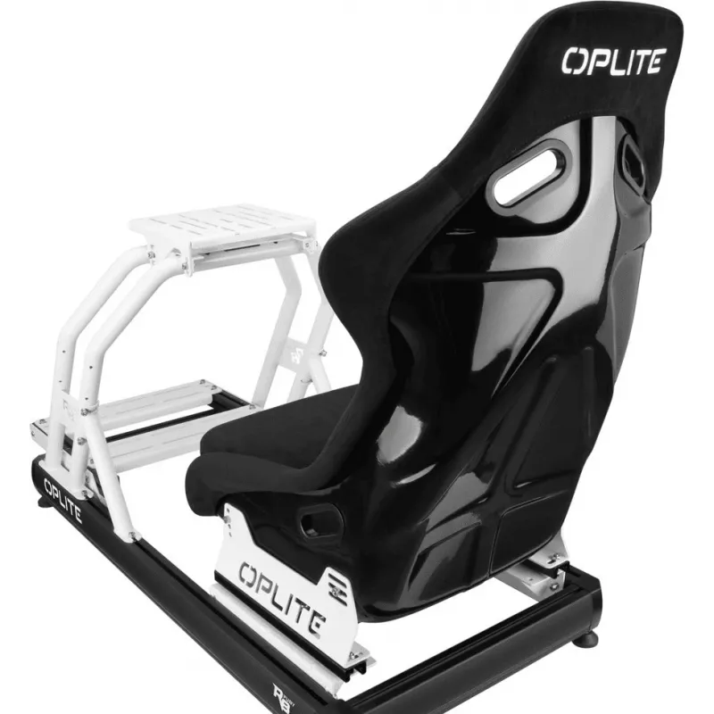 Oplite Cockpit Chassis R8 Fury White Racing Simulator Rahmen
