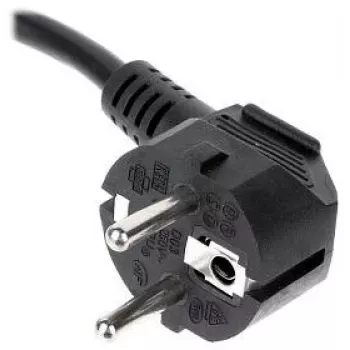 DELTA PD-4/R10 4-fach Steckdosenleiste mit 10m Kabel, Schwarz